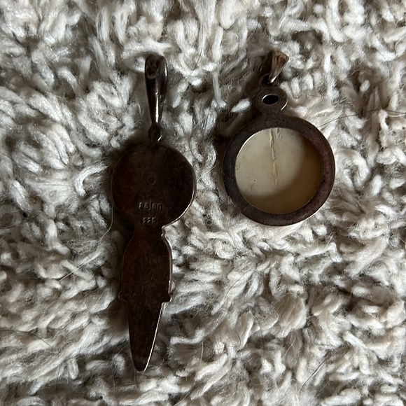 Moon sterling silver pendant bundle - Picture 2 of 2